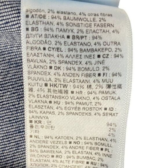 Gap Women's Classic Straight High Rise Stretch Med Indigo Wash Jeans US 34 18 RS - Picture 12 of 12